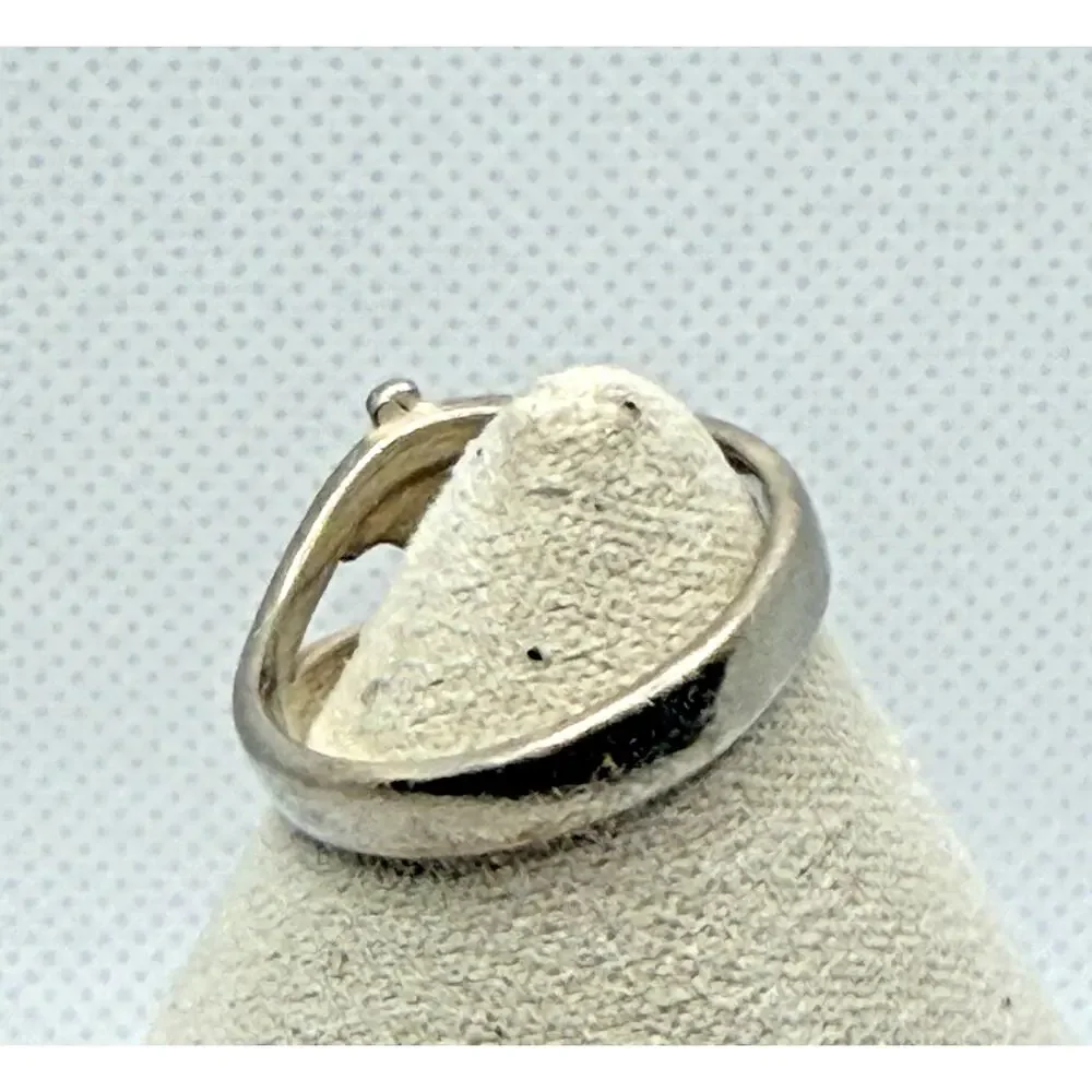 Retired James Avery Cross Heart Ring Sterling Silver 925 Size 6 3.15g